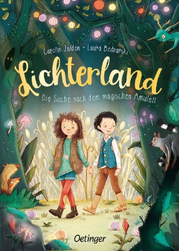 Buchcover und Innenansicht für das Buch: Lichterland 1. Die Suche nach dem magischen Amulett