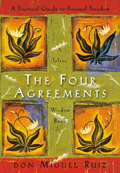 Buchcover und Innenansicht für das Buch: The Four Agreements