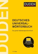 Buchcover und Innenansicht für das Buch: Duden - Deutsches Universalwörterbuch