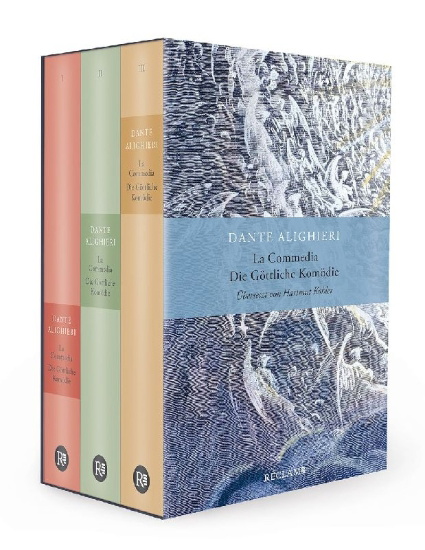 Buchcover und Innenansicht für das Buch: La Commedia / Die Göttliche Komödie