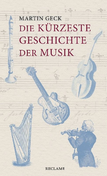 Buchcover und Innenansicht für das Buch: Die kürzeste Geschichte der Musik