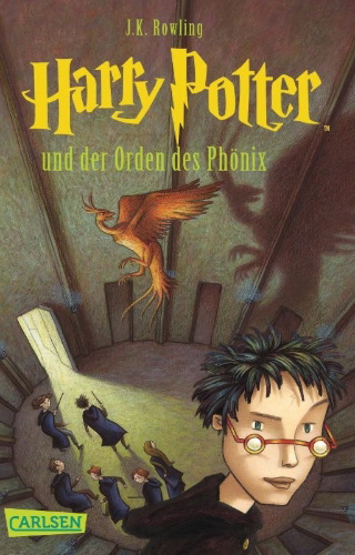 Buchcover und Innenansicht für das Buch: Harry Potter and the Order of the Phoenix