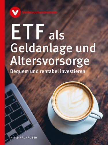 Buchcover und Innenansicht für das Buch: ETF als Geldanlage und Altersvorsorge