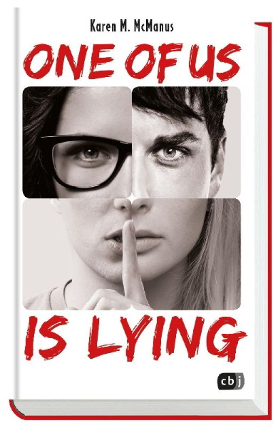 Buchcover und Innenansicht für das Buch: One of Us is Lying