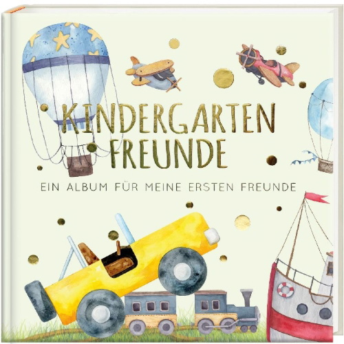 Buchcover und Innenansicht für das Buch: Kindergartenfreunde - FAHRZEUGE