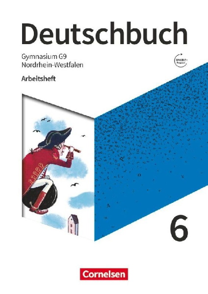 Buchcover und Innenansicht für das Buch: Deutschbuch Gymnasium 6. Schuljahr - Nordrhein-Westfalen - Neue Ausgabe - Arbeitsheft mit Lösungen