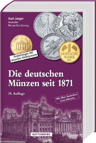 Buchcover und Innenansicht für das Buch: Die deutschen Münzen seit 1871