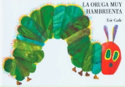 Buchcover und Innenansicht für das Buch: The Very Hungry Caterpillar