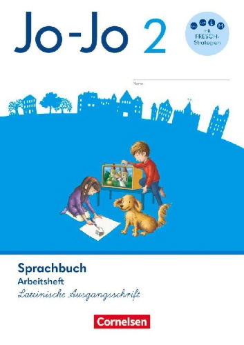 Buchcover und Innenansicht für das Buch: Jo-Jo Sprachbuch 2. Schuljahr - Allgemeine Ausgabe 2024 - Arbeitsheft in Lateinischer Ausgangsschrift