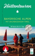 Buchcover und Innenansicht für das Buch: Hüttentouren Bayerische Alpen mit angrenzendem Tirol