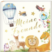 Buchcover und Innenansicht für das Buch: Freundebuch - MEINE FREUNDE