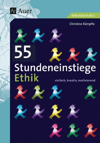 Buchcover und Innenansicht für das Buch: 55 Stundeneinstiege Ethik