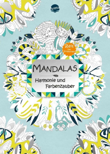Buchcover und Innenansicht für das Buch: Mandalas ¿ Harmonie und Farbenzauber