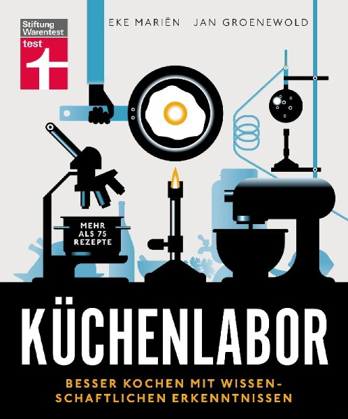 Buchcover und Innenansicht für das Buch: Küchenlabor