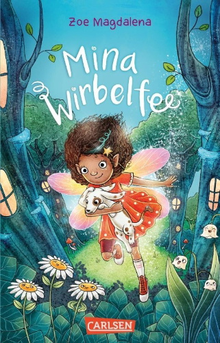 Buchcover und Innenansicht für das Buch: Mina Wirbelfee