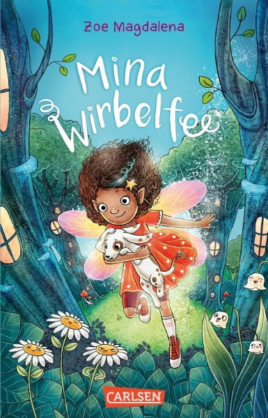 Buchcover und Innenansicht für das Buch: Mina Wirbelfee