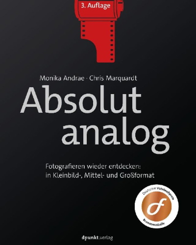 Buchcover und Innenansicht für das Buch: Absolut analog