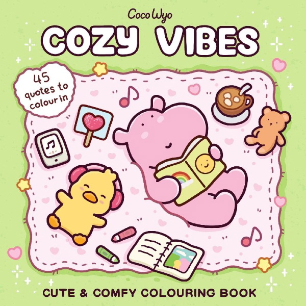 Buchcover und Innenansicht für das Buch: Cozy Vibes