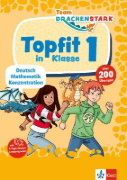 Buchcover und Innenansicht für das Buch: Team Drachenstark: Topfit in Klasse 1
