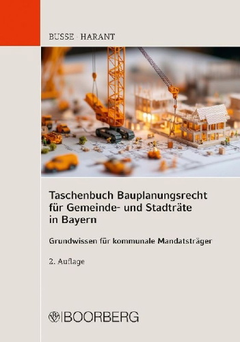 Buchcover und Innenansicht für das Buch: Taschenbuch Bauplanungsrecht für Gemeinde- und Stadträte in Bayern
