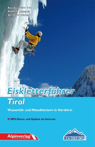 Buchcover und Innenansicht für das Buch: Eiskletterführer Tirol