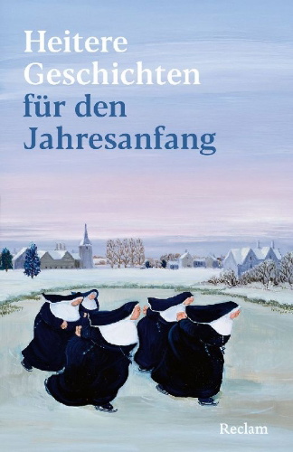 Buchcover und Innenansicht für das Buch: Heitere Geschichten für den Jahresanfang
