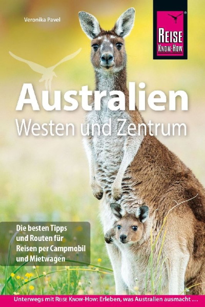 Buchcover und Innenansicht für das Buch: Reise Know-How Reiseführer Australien - Westen und Zentrum