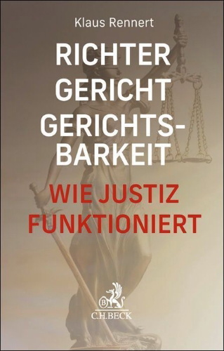 Buchcover und Innenansicht für das Buch: Richter, Gericht, Gerichtsbarkeit
