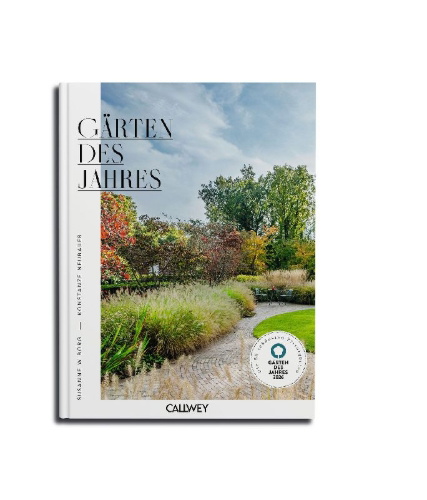 Buchcover und Innenansicht für das Buch: Gärten des Jahres 2026