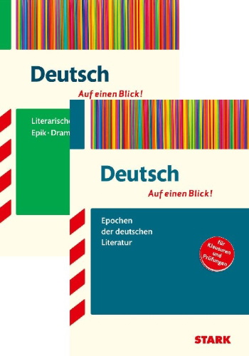 Buchcover und Innenansicht für das Buch: STARK Auf einen Blick! Deutsch Literatur - Epochen + Gattungen