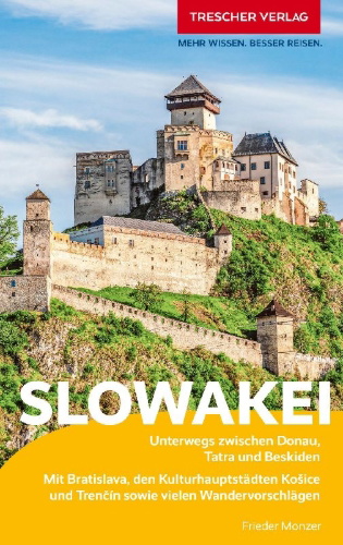 Buchcover und Innenansicht für das Buch: TRESCHER Reiseführer Slowakei