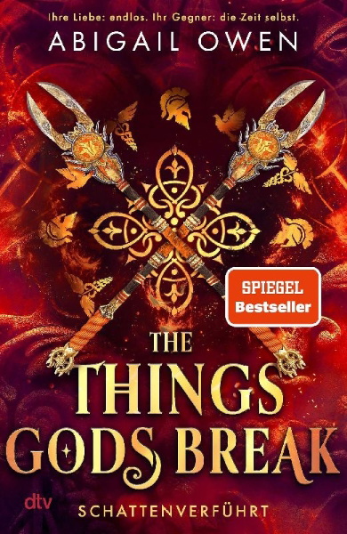 Buchcover und Innenansicht für das Buch:  The Things Gods Break (The Crucible #2)