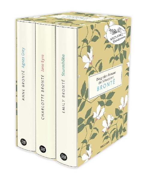 Buchcover und Innenansicht für das Buch: Die großen Romane der Schwestern Brontë