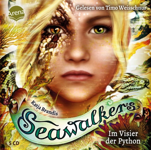 Buchcover und Innenansicht für das Buch: Seawalkers (6). Im Visier der Python