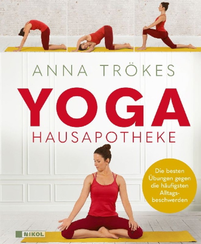 Buchcover und Innenansicht für das Buch: Yoga Hausapotheke