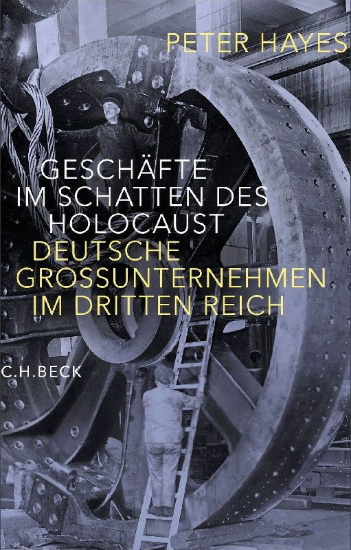 Buchcover und Innenansicht für das Buch: Profits &Persecution. German Big Business in the Nazi Economy and the Holocaust
