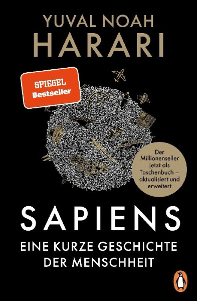 Buchcover und Innenansicht für das Buch: A Brief History of Humankind
