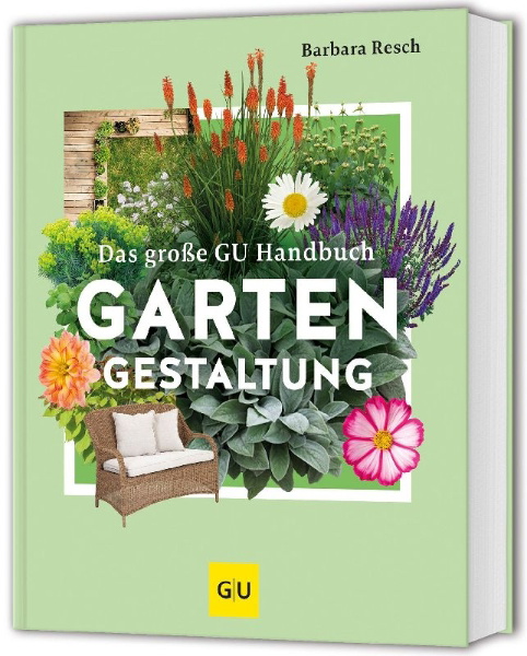 Buchcover und Innenansicht für das Buch: Das große GU Handbuch Gartengestaltung