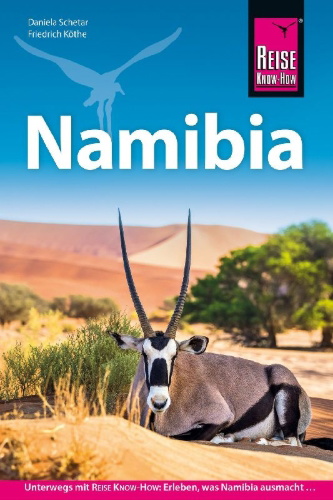 Buchcover und Innenansicht für das Buch: Reise Know-How Reiseführer Namibia