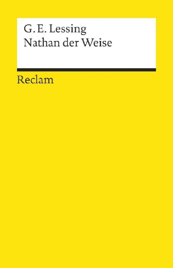 Buchcover und Innenansicht für das Buch: Nathan der Weise. Ein dramatisches Gedicht in fünf Aufzügen. Textausgabe mit Anmerkungen/Worterklärungen