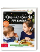 Buchcover und Innenansicht für das Buch: Gesunde Snacks für Kinder