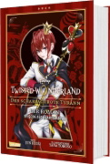 Buchcover und Innenansicht für das Buch: Disney: Twisted Wonderland - Roman: Der scharlachrote Tyrann