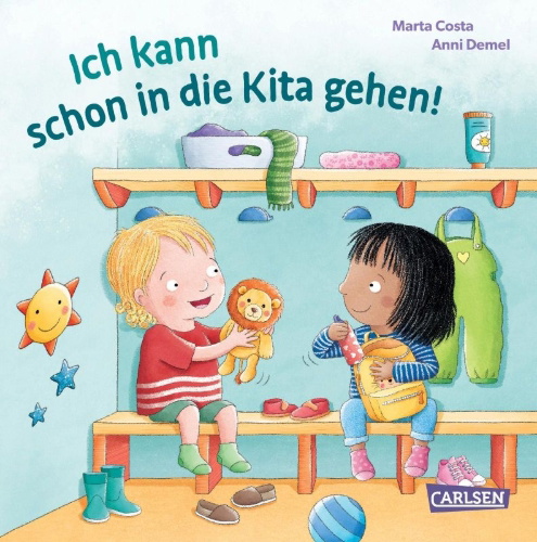 Buchcover und Innenansicht für das Buch: Ich kann schon in die Kita gehen!