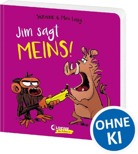 Buchcover und Innenansicht für das Buch: Grumpy Monkey - Mine!