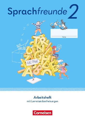 Buchcover und Innenansicht für das Buch: Sprachfreunde 2. Schuljahr. Arbeitsheft Schulausgangsschrift - Östliche Bundesländer und Berlin