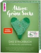 Buchcover und Innenansicht für das Buch: Aktion: Grüne Socke! - Das Strickbuch
