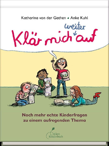 Buchcover und Innenansicht für das Buch: Klär mich weiter auf