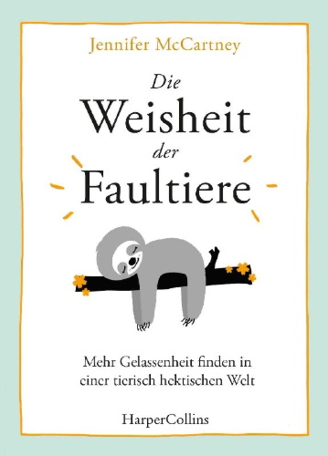 Buchcover und Innenansicht für das Buch: The Little Book of Sloth Philosophy