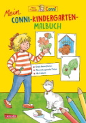 Buchcover und Innenansicht für das Buch: Conni Gelbe Reihe (Beschäftigungsbuch): Mein Conni-Kindergarten-Malbuch