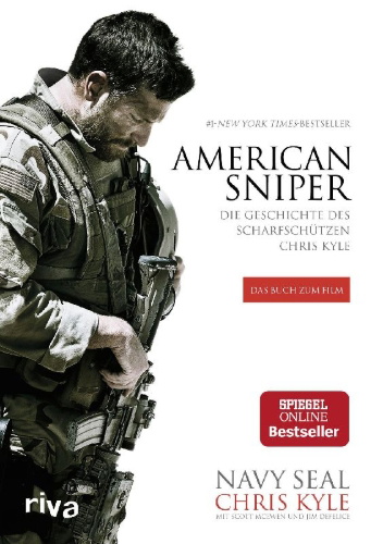Buchcover und Innenansicht für das Buch: American Sniper